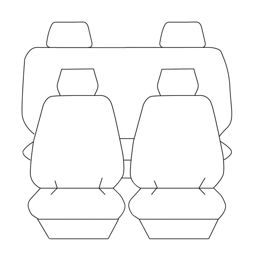 Seat Covers Canvas to suit Toyota Landcruiser SUV 70 Series (2007-Current)