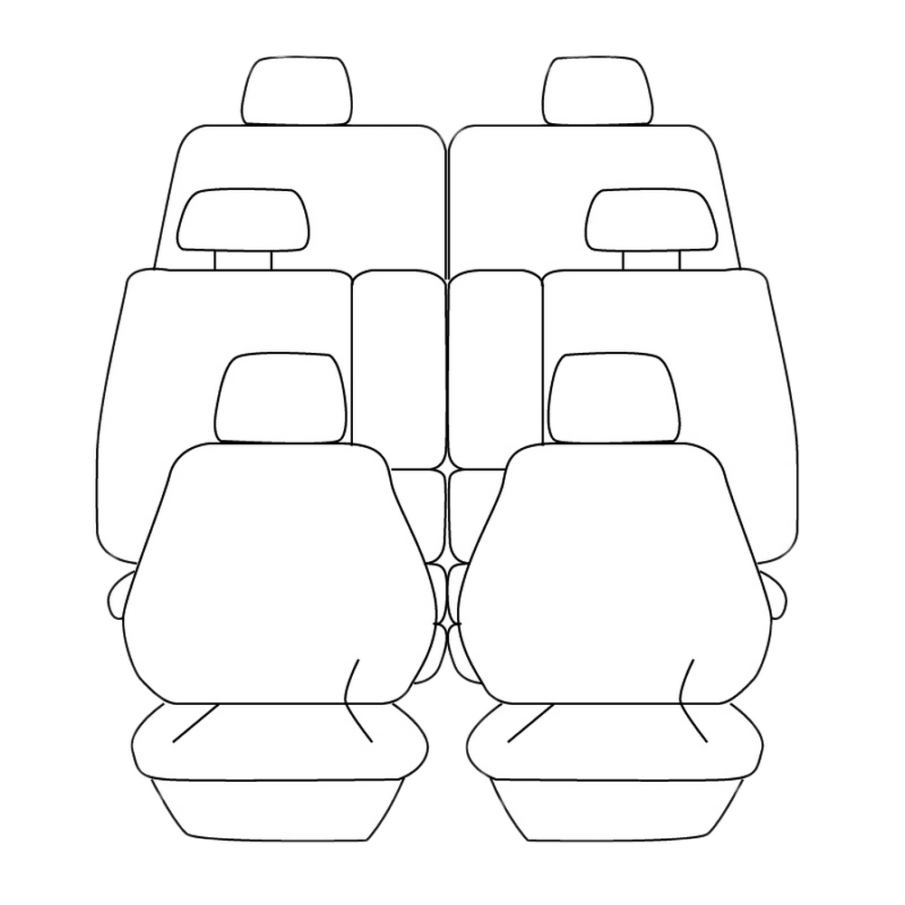 Seat Covers Canvas to suit Nissan Patrol SUV GU (1998-Current)