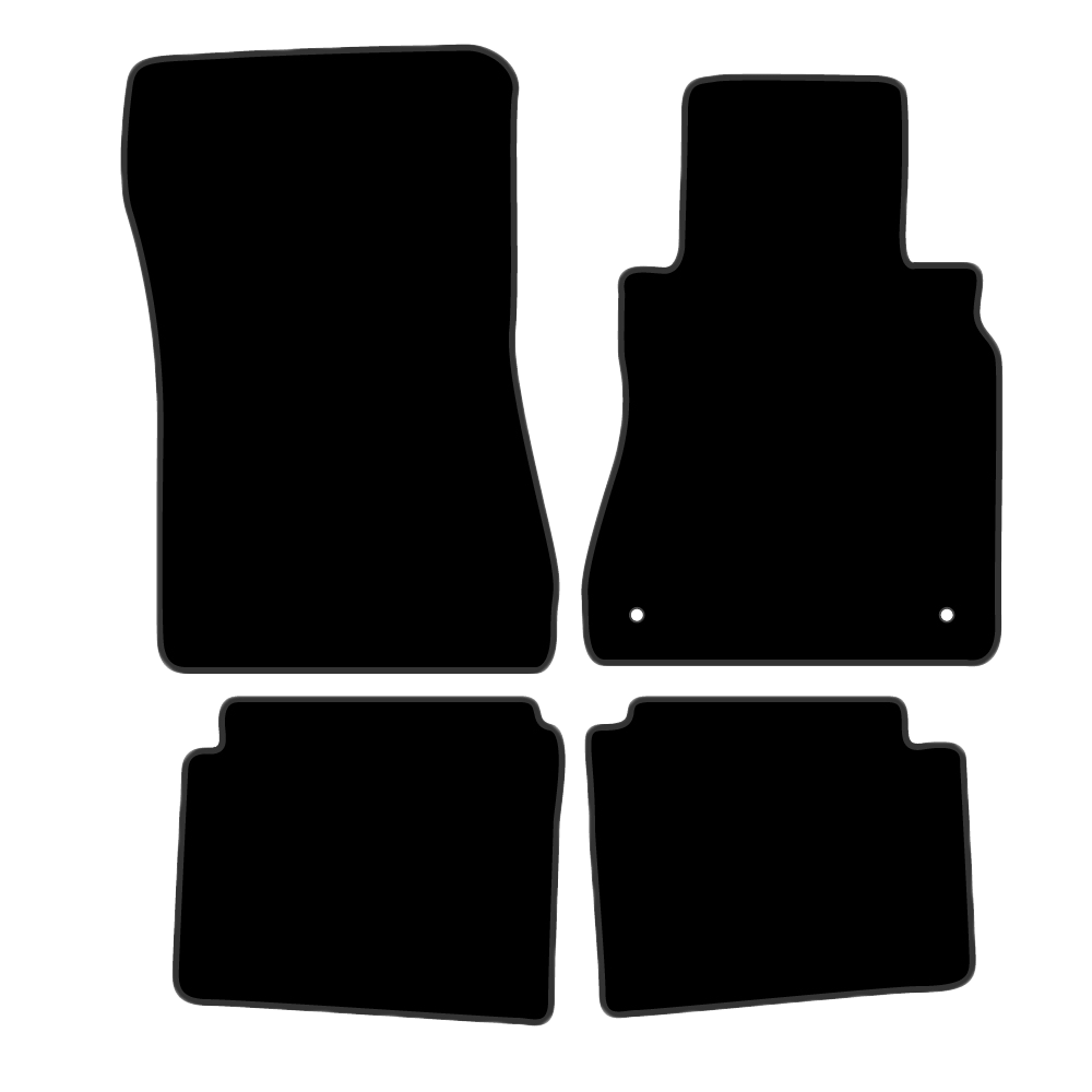 Car Mat Set suits Mercedes S Class Sedan W126 (1980-1991)